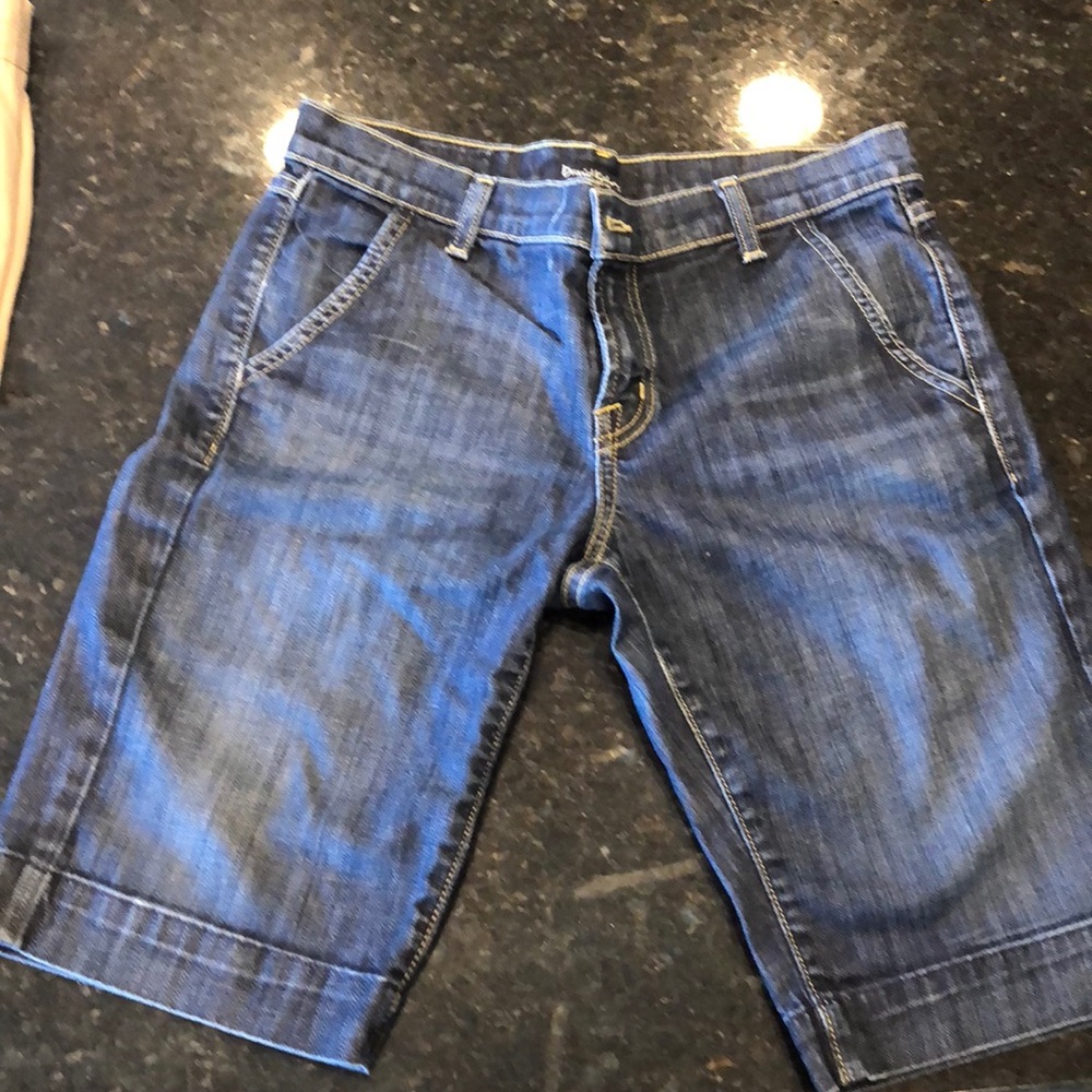 David Kahn Denim Bermuda Shorts